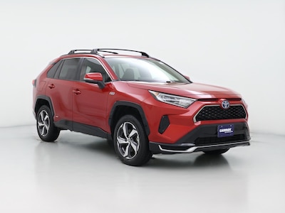 Red 2021 Toyota RAV4 Prime Plug-In SE