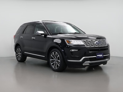 Black 2018 Ford Explorer Platinum
