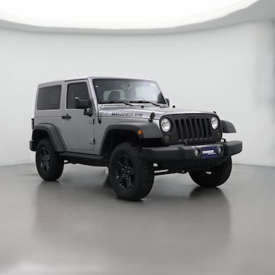 Silver 2016 Jeep Wrangler Black Bear