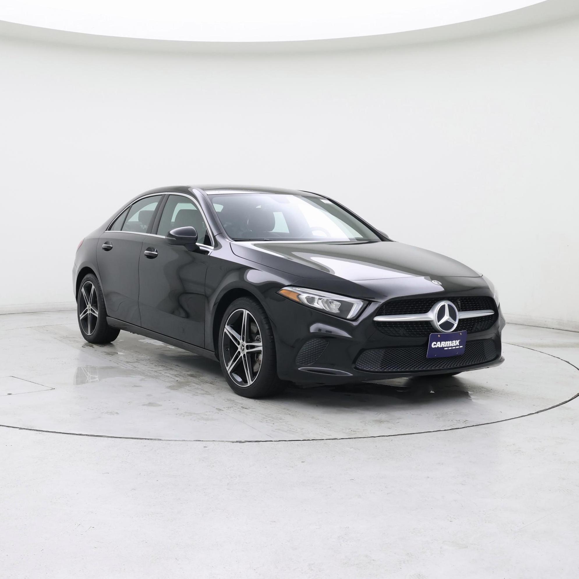 Black 2022 Mercedes-Benz A-Class Sedan All-Wheel Drive Automatic