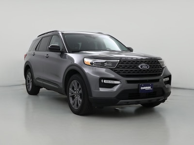 Gray 2022 Ford Explorer XLT