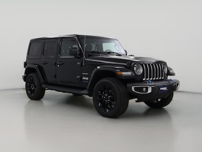 Black 2022 Jeep Wrangler 4XE PHEV Unlimited Sahara