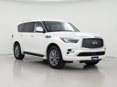White 2022 Infiniti QX80 Luxe