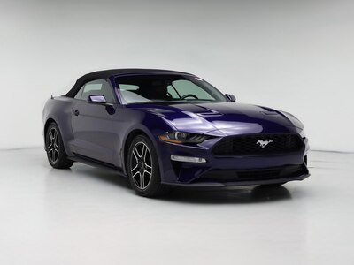 Blue 2020 Ford Mustang Ecoboost Premium