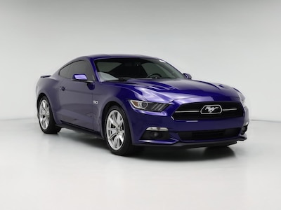 Blue 2015 Ford Mustang GT Premium
