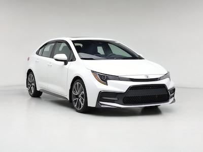 White 2021 Toyota Corolla SE