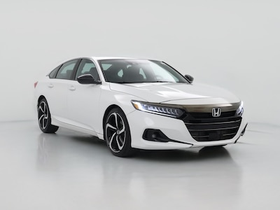 White 2022 Honda Accord Sport