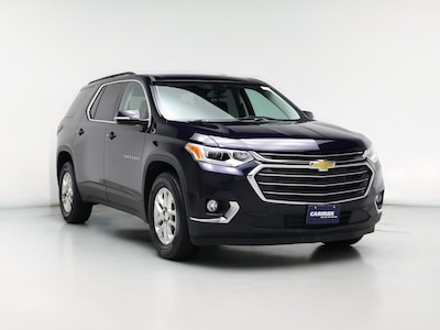 Blue 2020 Chevrolet Traverse LT Cloth