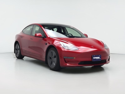 Red 2023 Tesla Model 3
