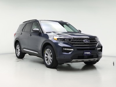 Blue 2022 Ford Explorer XLT