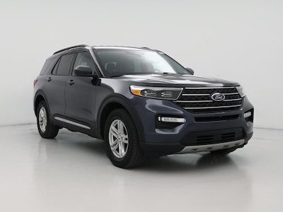 Blue 2022 Ford Explorer XLT