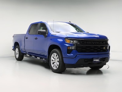 Blue 2023 Chevrolet Silverado 1500 Custom