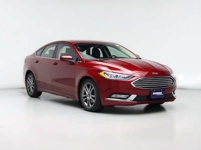 Red 2017 Ford Fusion SE