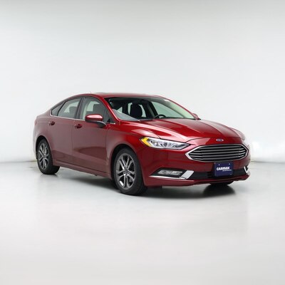 Red 2017 Ford Fusion SE