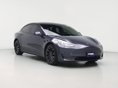 Gray 2022 Tesla Model 3 Performance