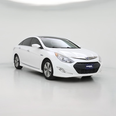 White 2015 Hyundai Sonata Hybrid Limited