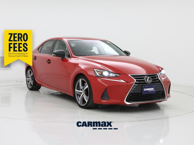 Red 2017 Lexus IS 200t RWD Sedan Rear-Wheel Drive Automatic