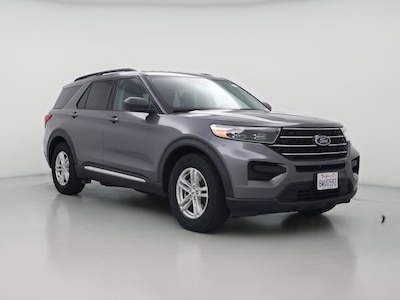 Gray 2021 Ford Explorer XLT