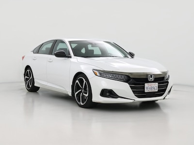 White 2022 Honda Accord Sport