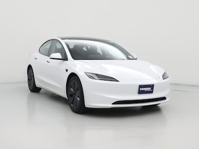 White 2025 Tesla Model 3 Long Range