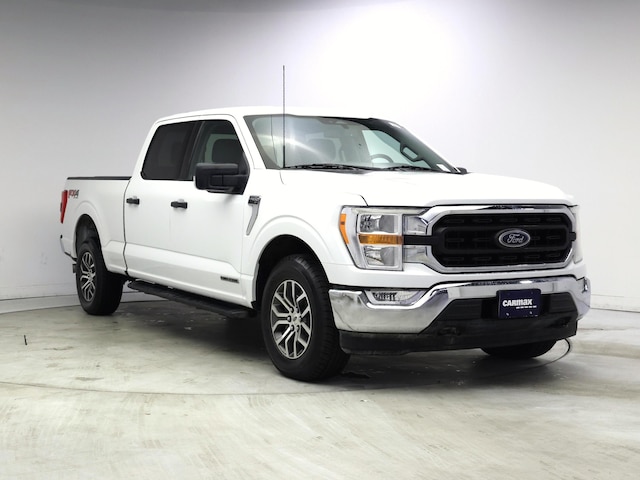 White 2021 Ford F-150 XLT SuperCrew 4WD Pickup Truck Four-Wheel Drive Automatic