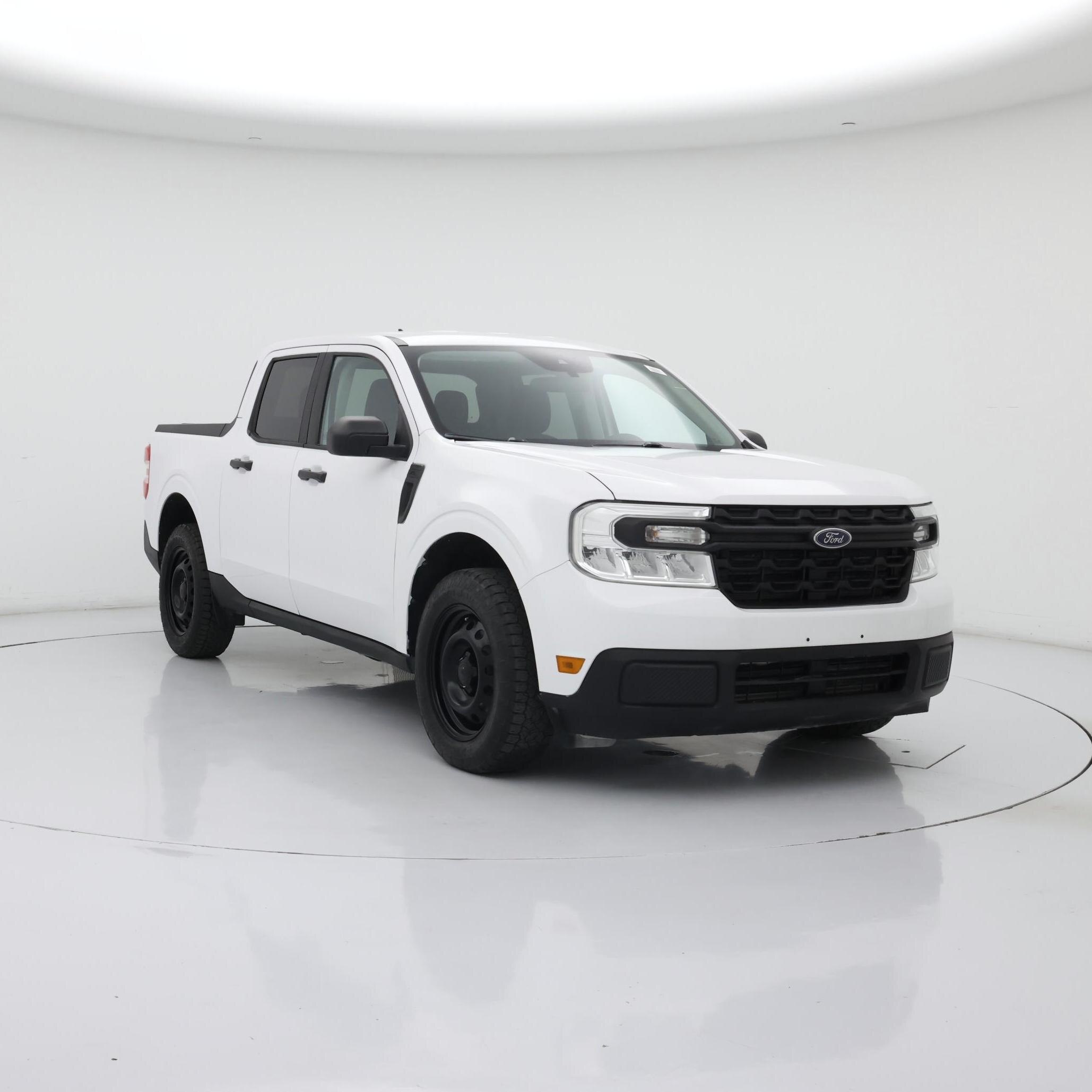 White 2023 Ford Maverick Pickup Truck All-Wheel Drive Automatic