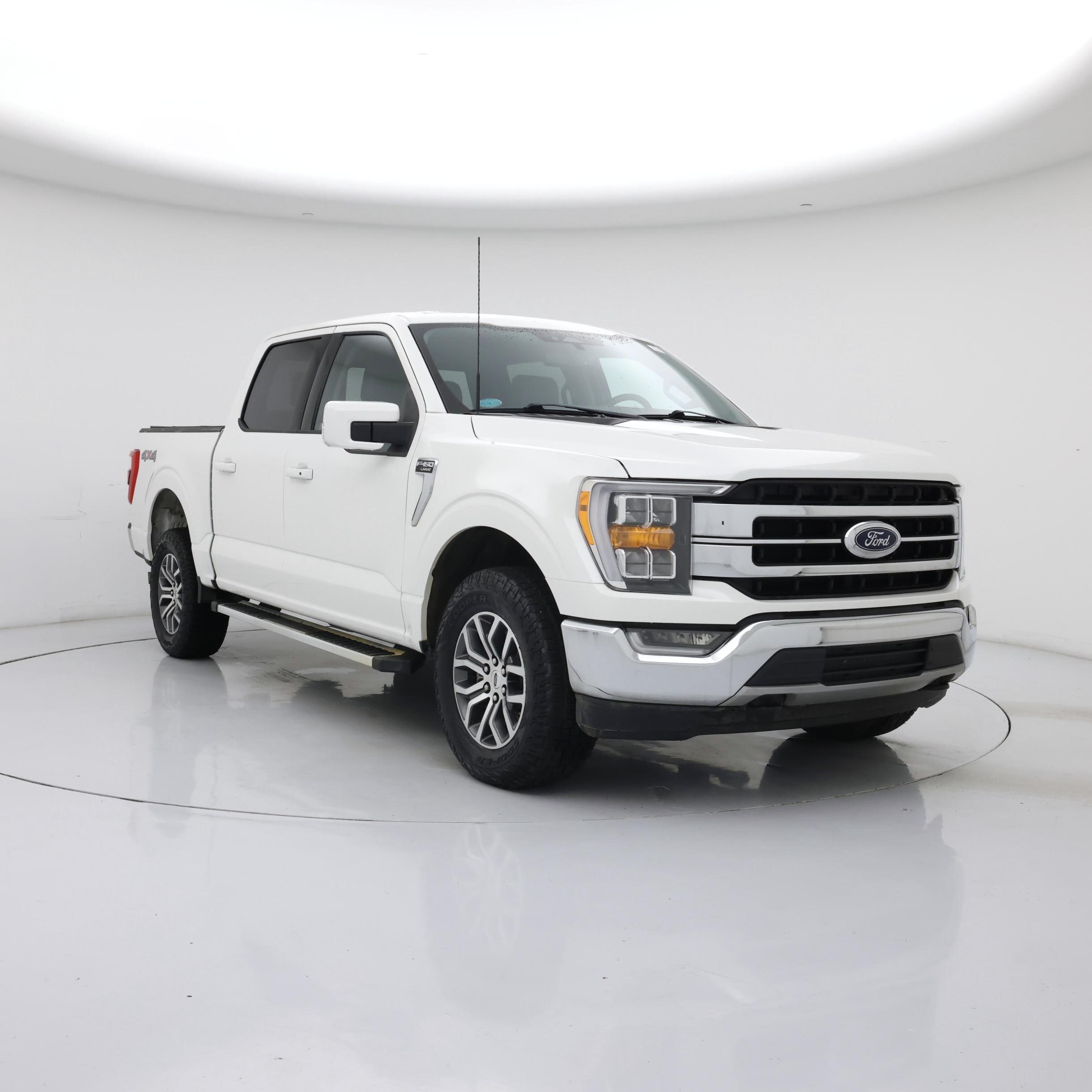 White 2022 Ford F-150 Pickup Truck Four-Wheel Drive Automatic