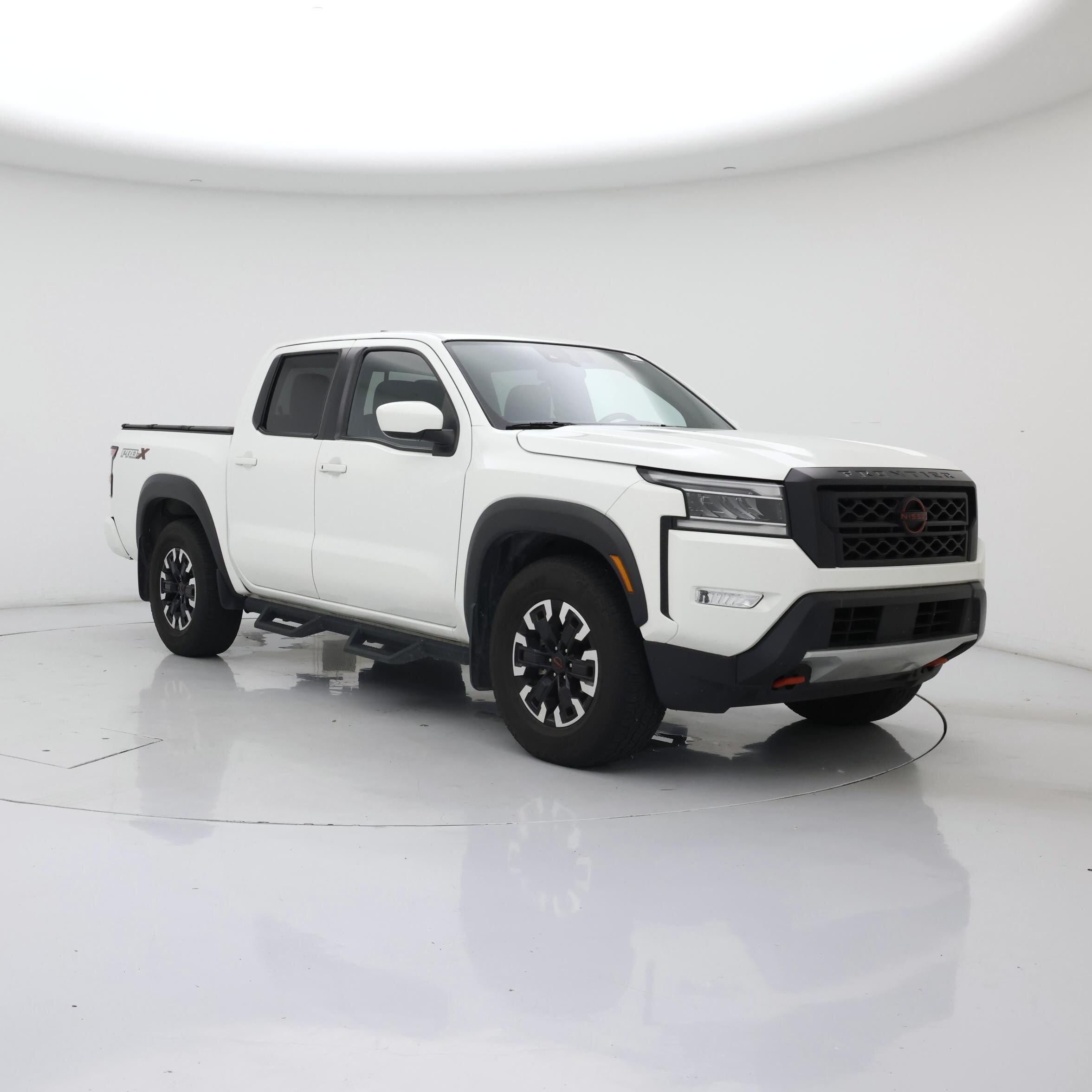 White 2022 Nissan Frontier PRO-X Crew Cab RWD Pickup Truck 4X2 Automatic