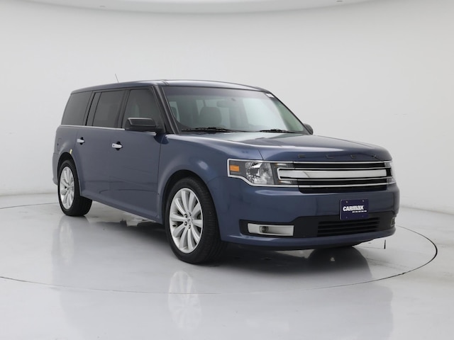 Blue 2019 Ford Flex SEL FWD SUV / Crossover Front-Wheel Drive Automatic