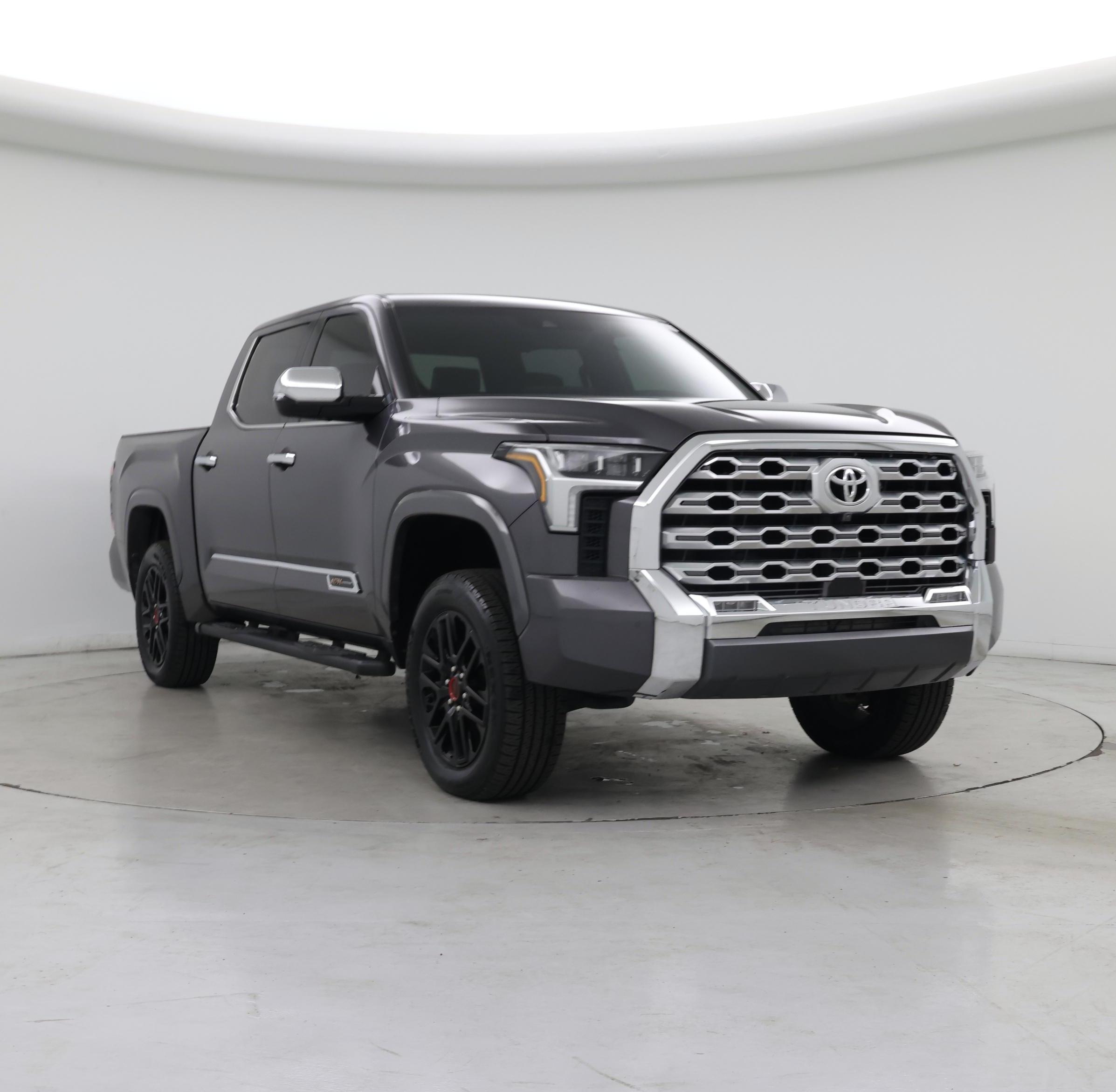 Gray 2022 Toyota Tundra 1794 Edition CrewMax Cab 4WD Pickup Truck Four-Wheel Drive Automatic