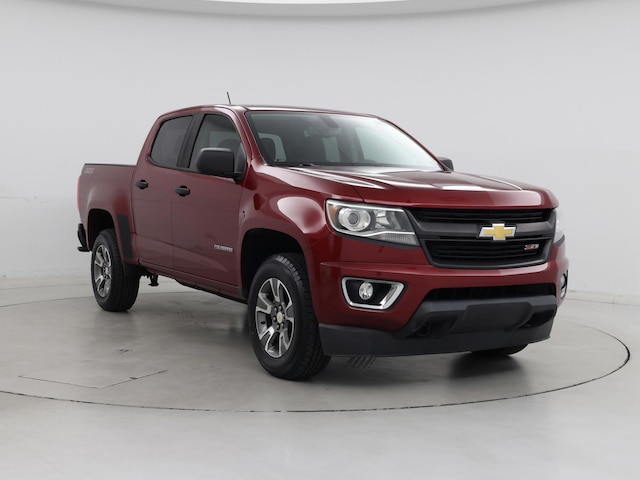 Red (Burgundy) 2018 Chevrolet Colorado Z71 Crew Cab RWD Pickup Truck 4X2 Automatic