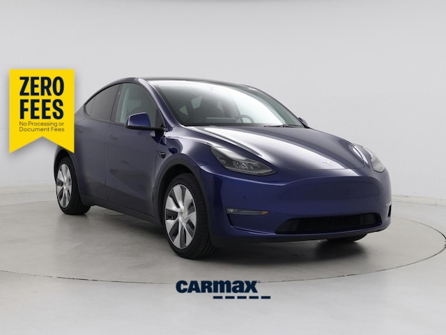 Blue 2023 Tesla Model Y Long Range AWD SUV / Crossover All-Wheel Drive Automatic
