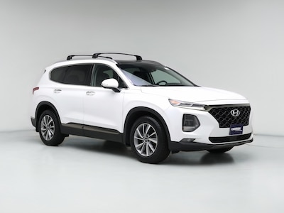 White 2020 Hyundai Santa Fe Limited