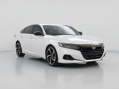 White 2021 Honda Accord Sport