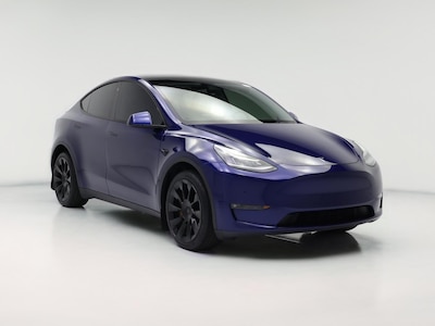 Blue 2021 Tesla Model Y Long Range