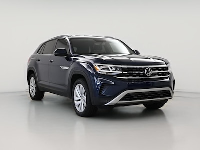 Blue 2022 Volkswagen Atlas Cross Sport SE w/Tech