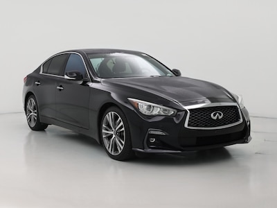 Black 2022 Infiniti Q50 Sensory