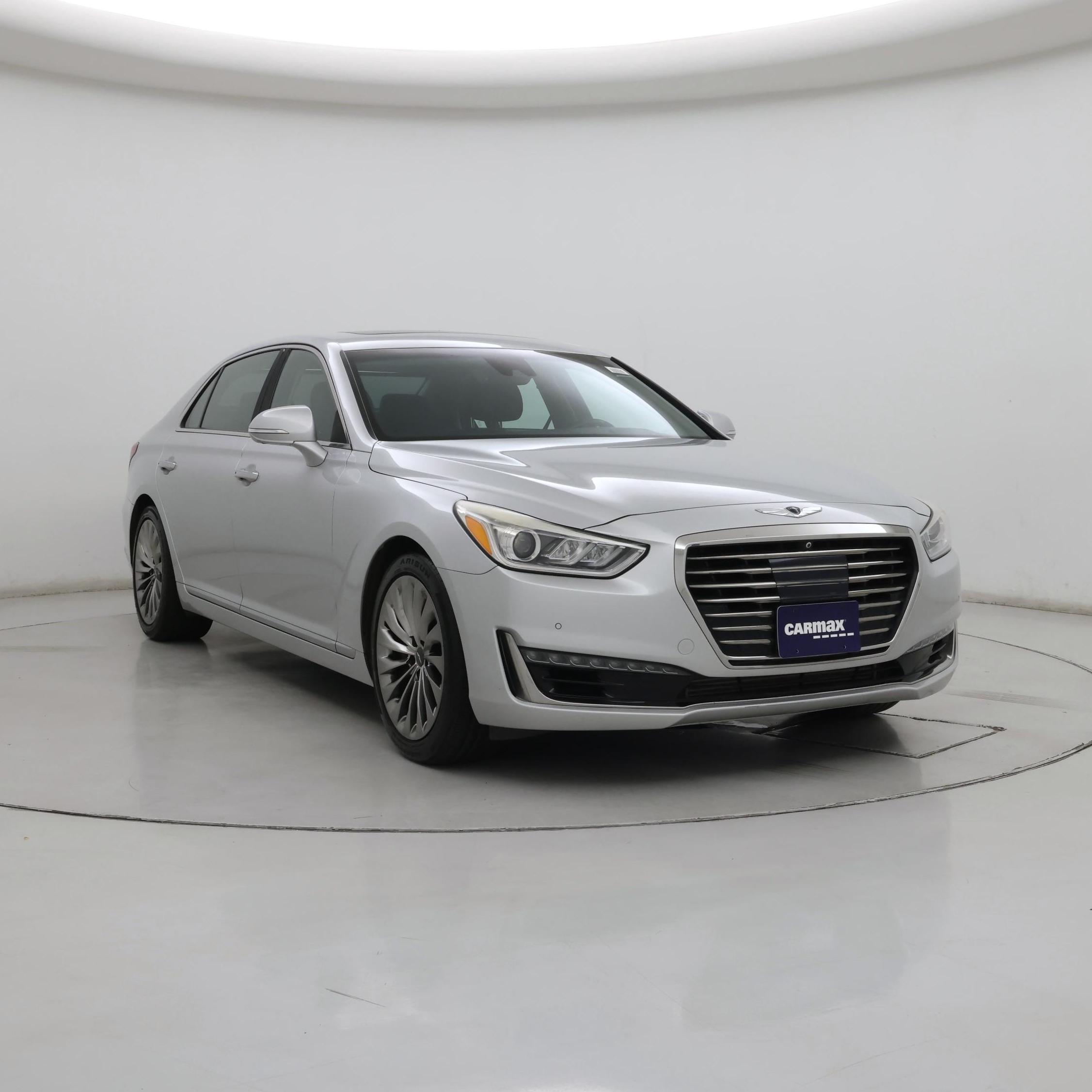 Silver 2019 Genesis G90 Sedan Rear-Wheel Drive Automatic
