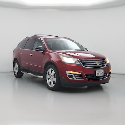 Red 2014 Chevrolet Traverse LTZ