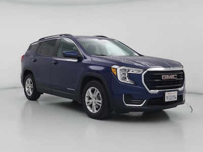Blue 2022 GMC Terrain SLE