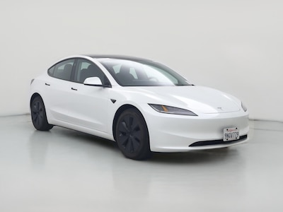 White 2024 Tesla Model 3 Long Range