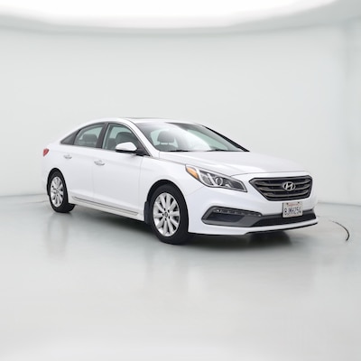 White 2017 Hyundai Sonata Limited