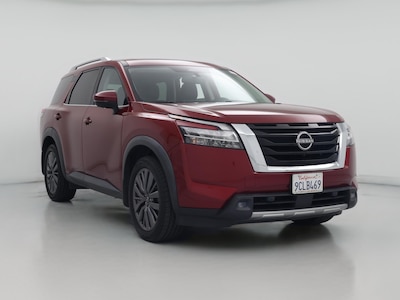 Red 2022 Nissan Pathfinder SL