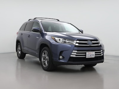 Blue 2017 Toyota Highlander Hybrid Limited