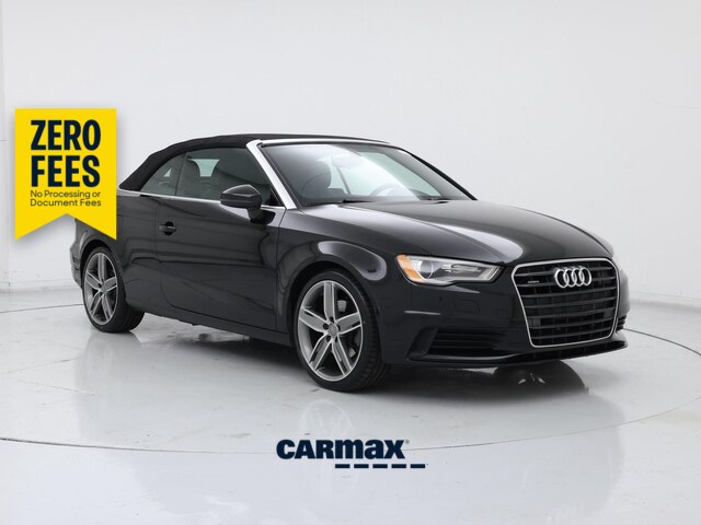 Black 2015 Audi A3 Convertible All-Wheel Drive Automatic