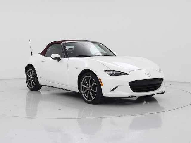 White 2020 Mazda MX-5 Miata 100th Anniversary Special Edition RWD Convertible Rear-Wheel Drive Automatic