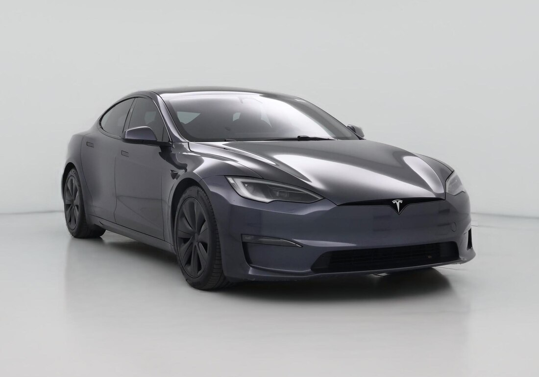 2023 Tesla Model S Plaid in Gray — CarMax photo