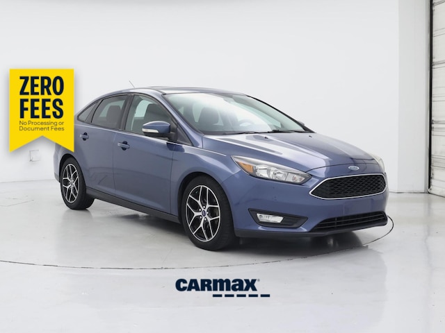 Blue 2018 Ford Focus Sedan Front-Wheel Drive Automatic