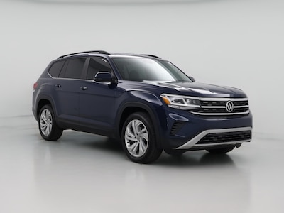 Blue 2021 Volkswagen Atlas SE w/Tech