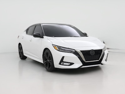 White 2022 Nissan Sentra SR